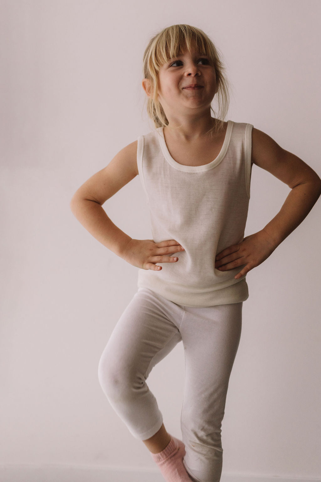 intimo bambino in lana e seta