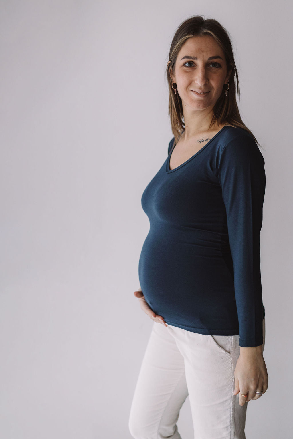 Maglia manica lunga allattamento e gravidanza