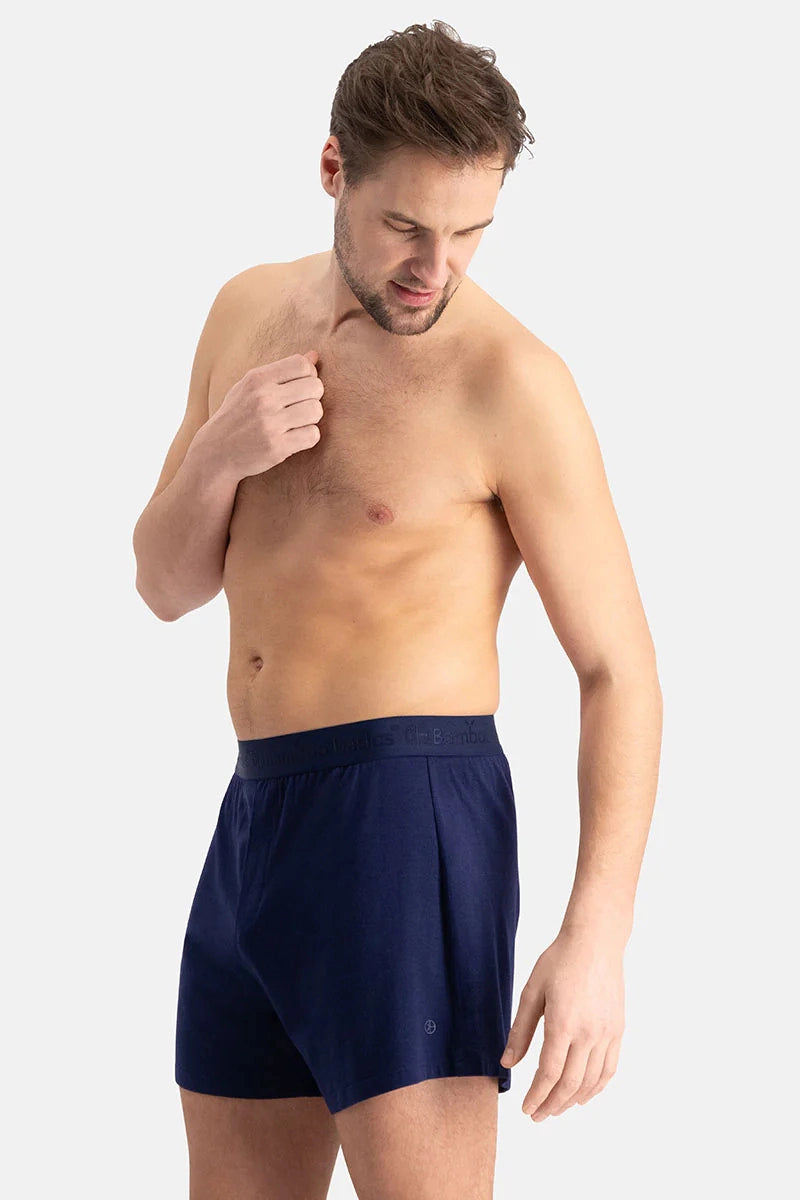 Boxer uomo larghi in bamboo (set 2 pezzi)