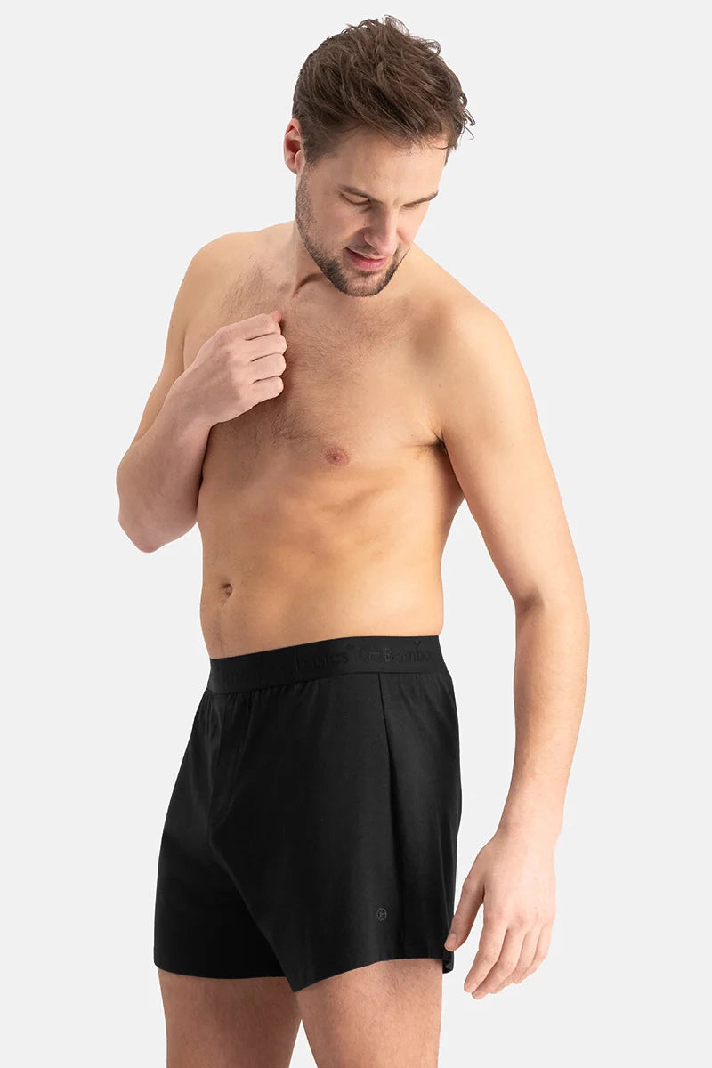 Boxer uomo larghi in bamboo (set 2 pezzi)