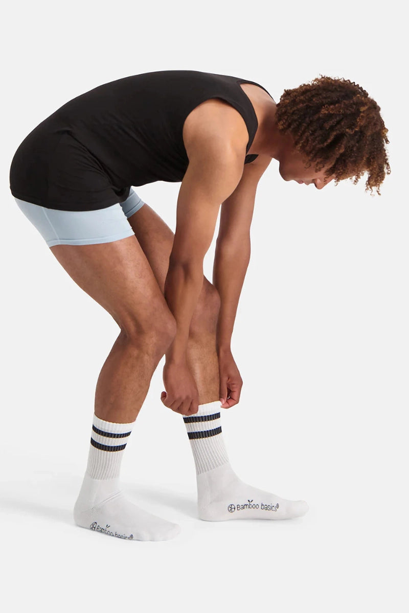 Calzino sport donna e uomo in spugna di bamboo (set 2 pezzi)