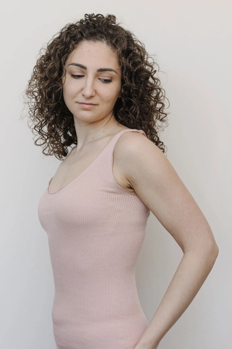 Canotta donna in Cotone e Seta