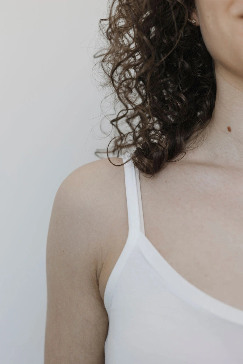 Canotta intima donna spallina sottile in Bamboo