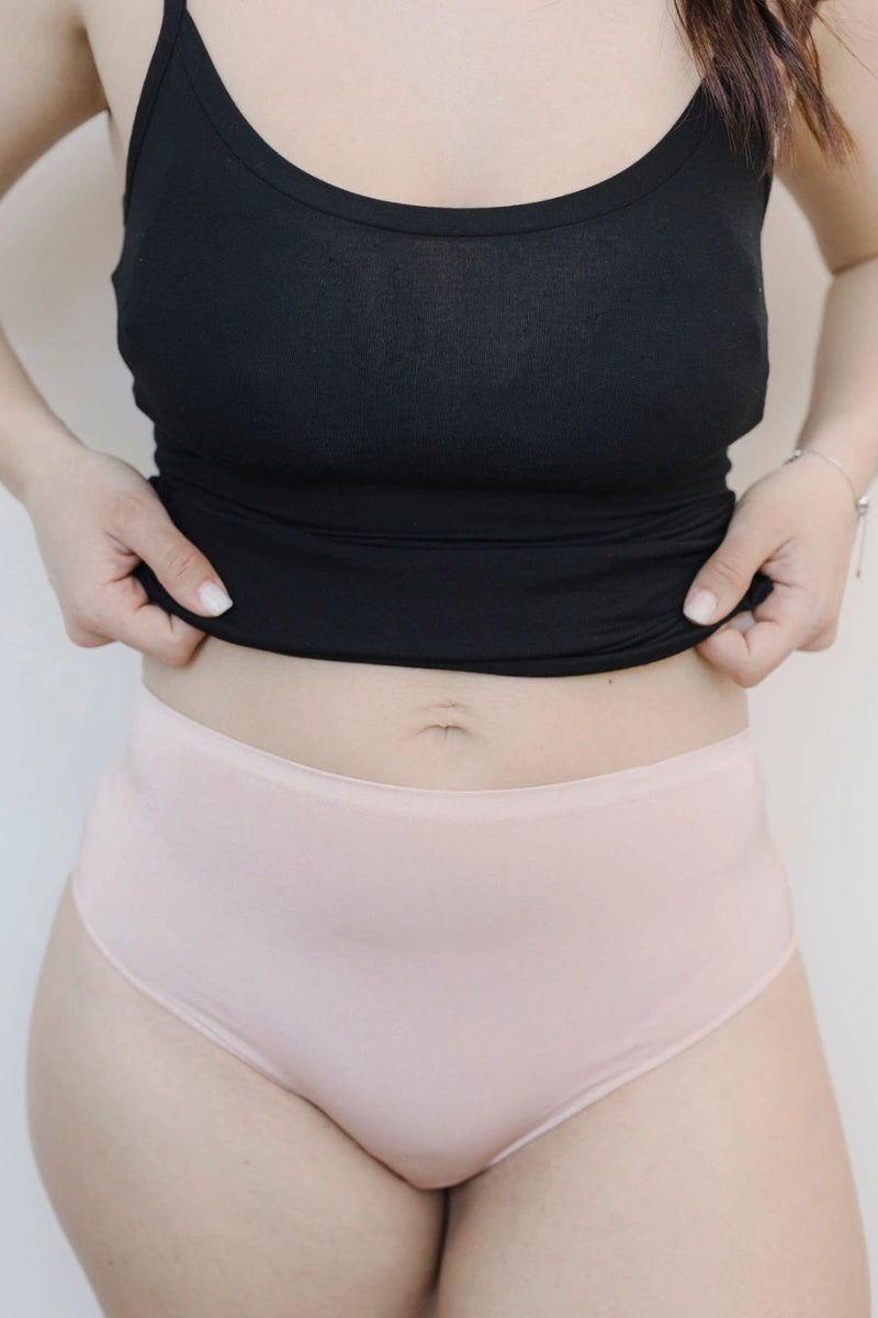 Culotte vita alta donna in Eucalipto