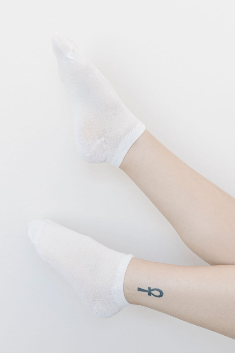 Calza fantasmino donna e uomo in tencel