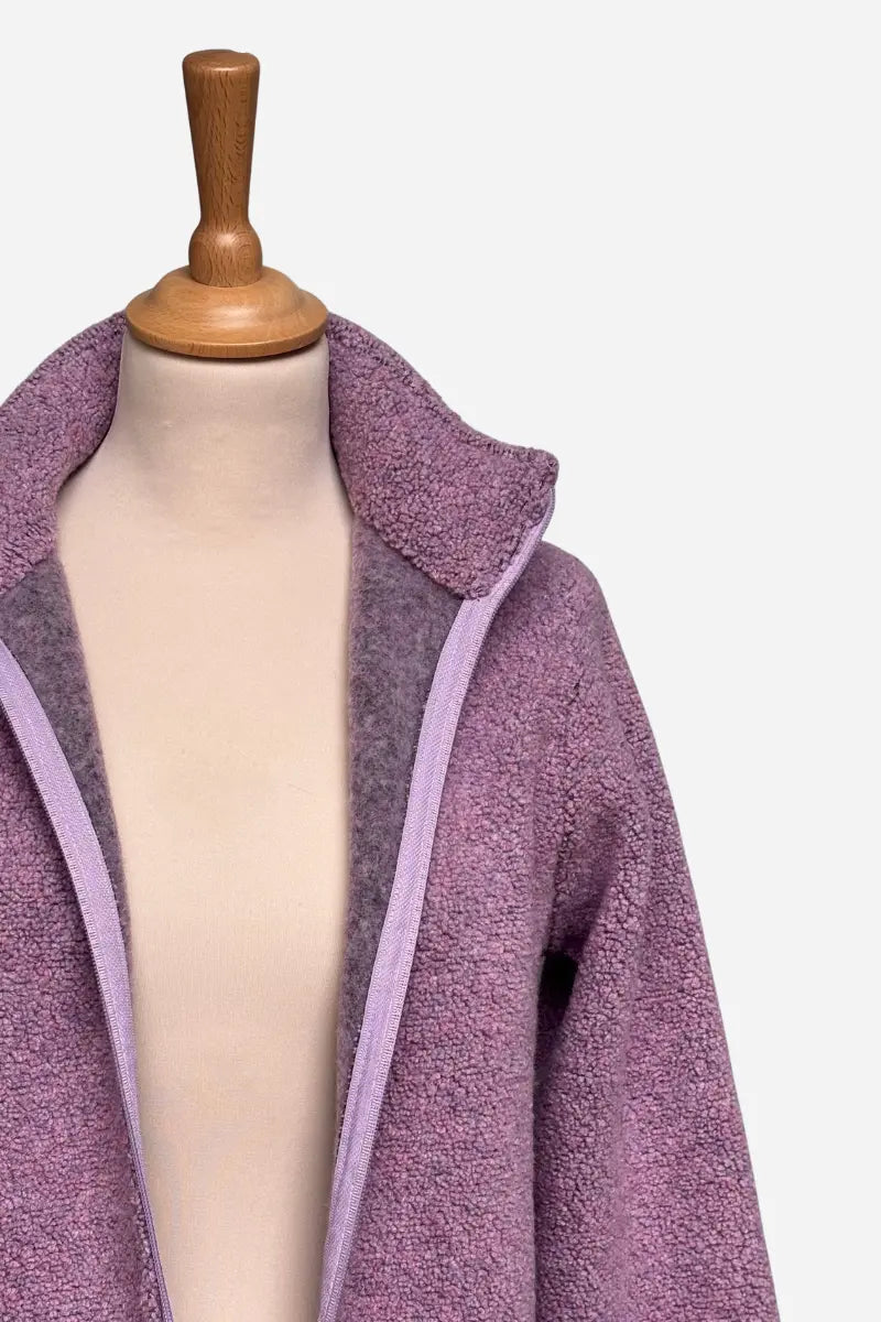 Felpa teddy donna in lana