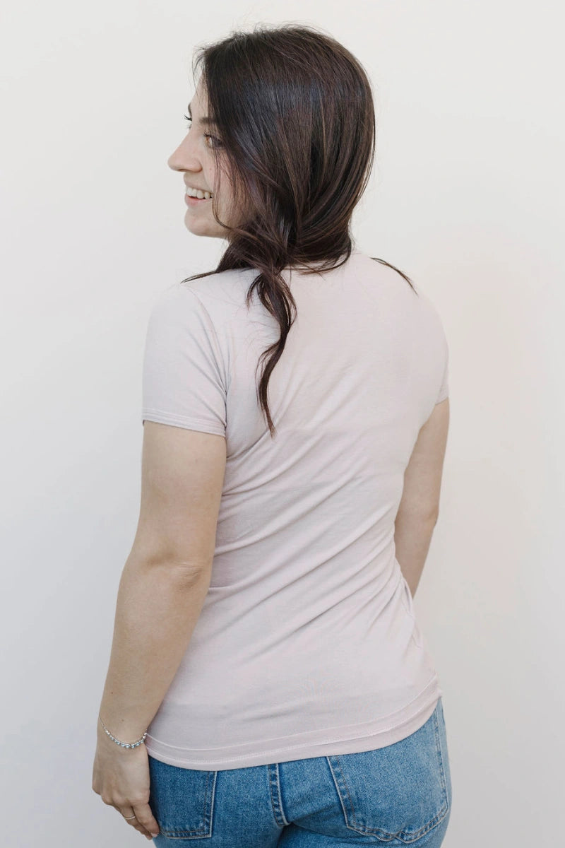 Maglia manica corta 4 in 1 gravidanza e allattamento