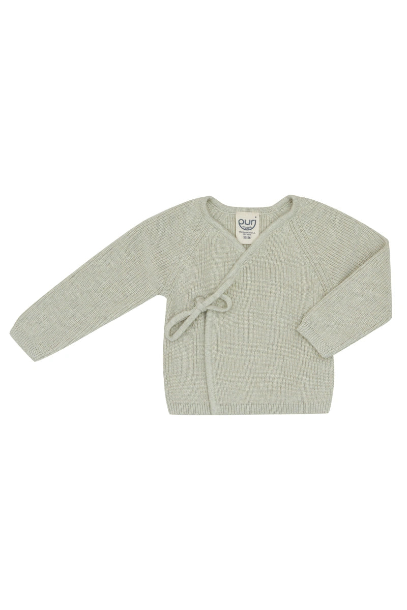 Maglia kimono neonato in Cotone e Seta Puri Organic