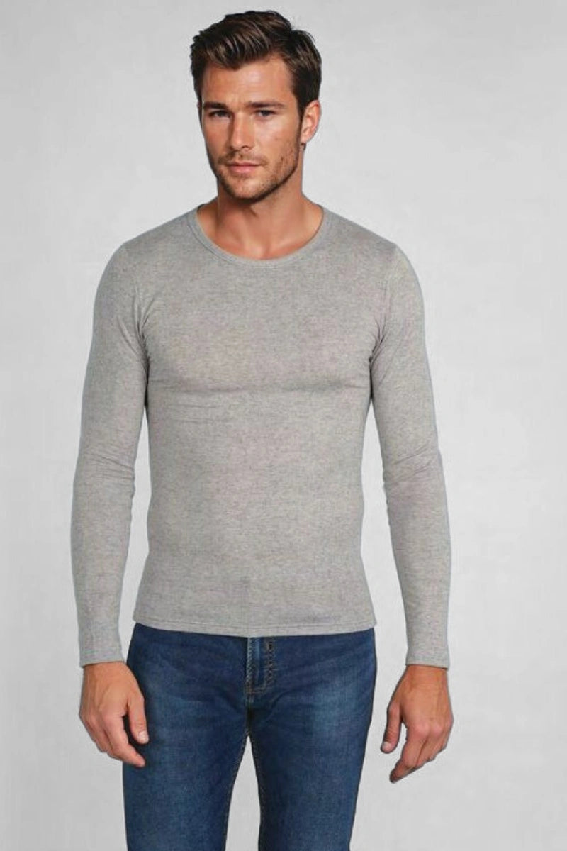 Maglia manica lunga uomo in modal cashmere