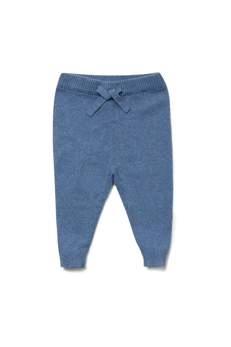 Pantalone neonato in Cotone e Lino Puri Organic