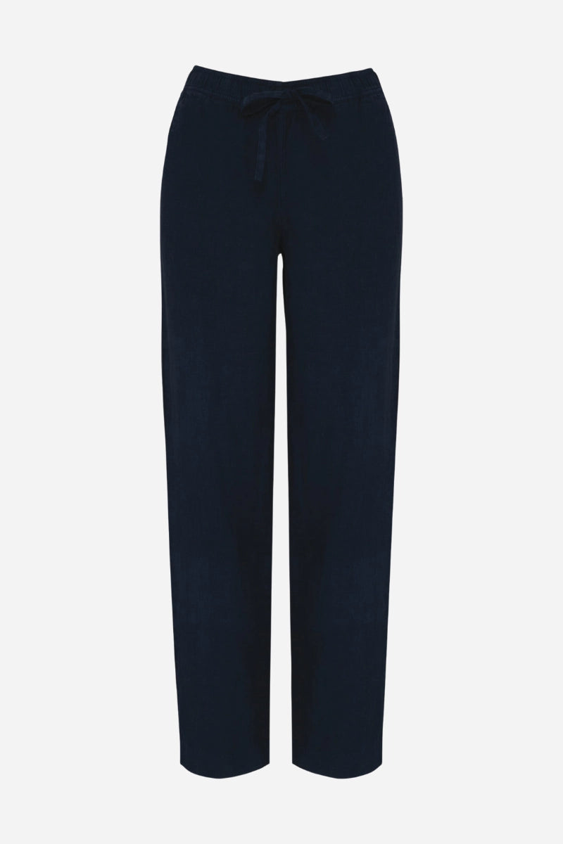 Pantaloni palazzo donna in lino