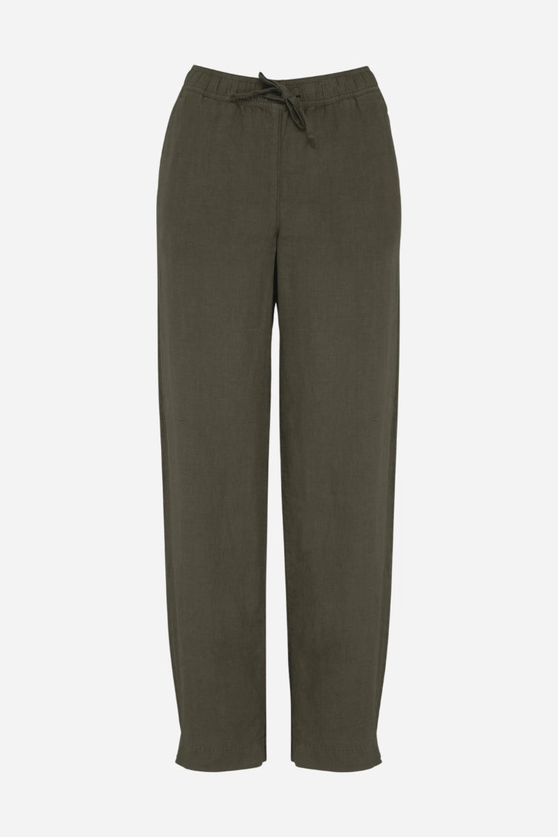 Pantaloni palazzo donna in lino
