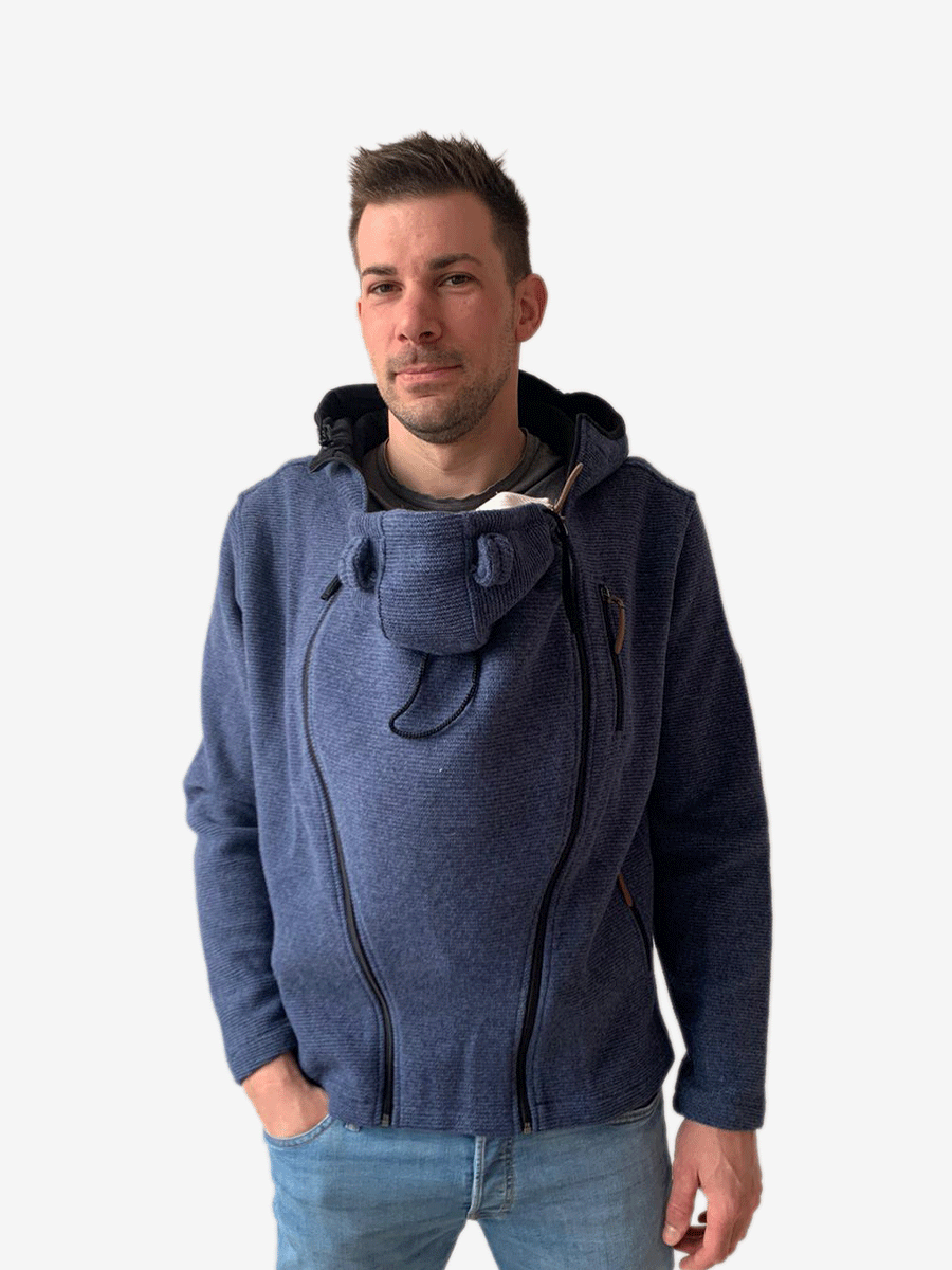 Cappotto uomo babywearing "Modello Abbracci"