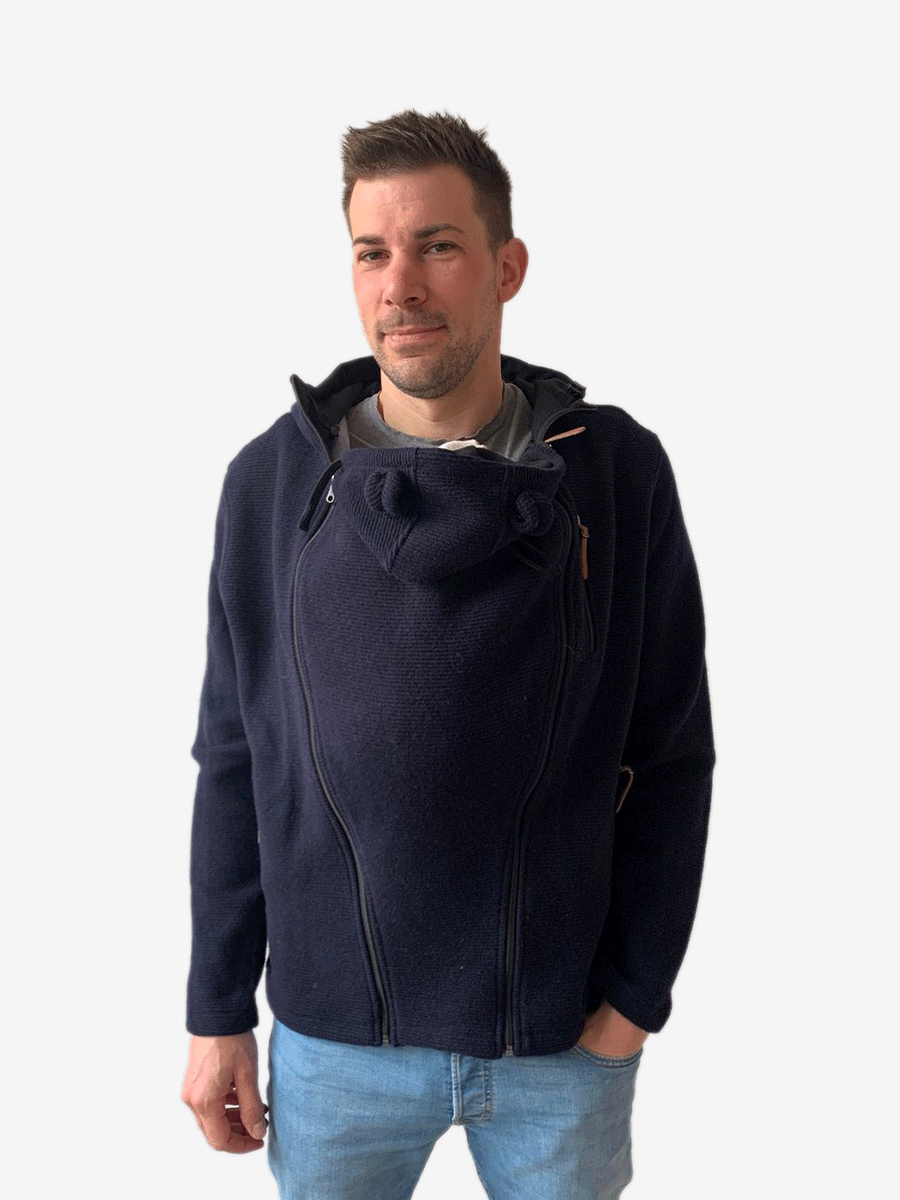 Cappotto uomo babywearing "Modello Abbracci"