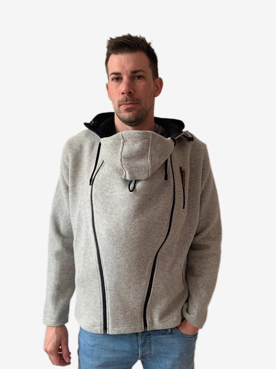 Cappotto uomo babywearing "Modello Abbracci"