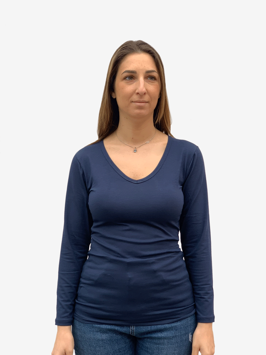 Maglia manica lunga allattamento e gravidanza