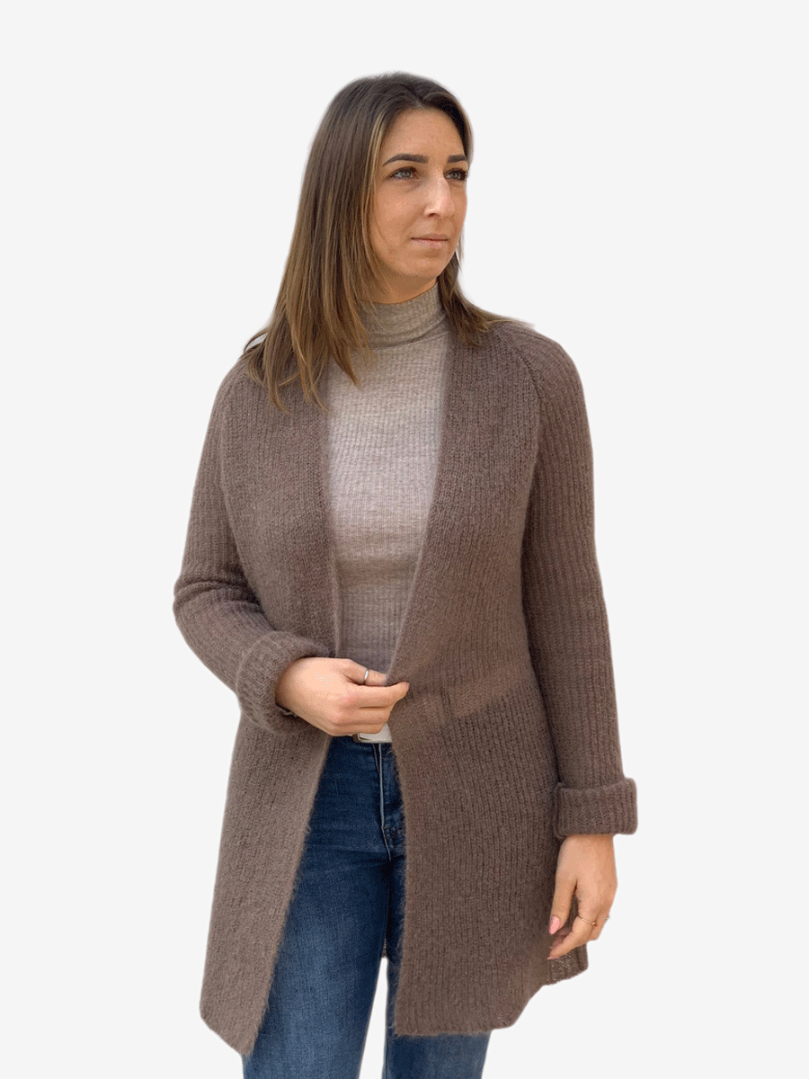 Cardigan donna Nuvola in mohair