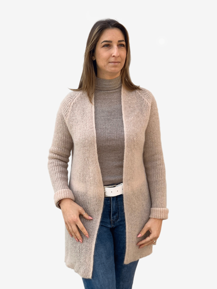 Cardigan donna Nuvola in mohair