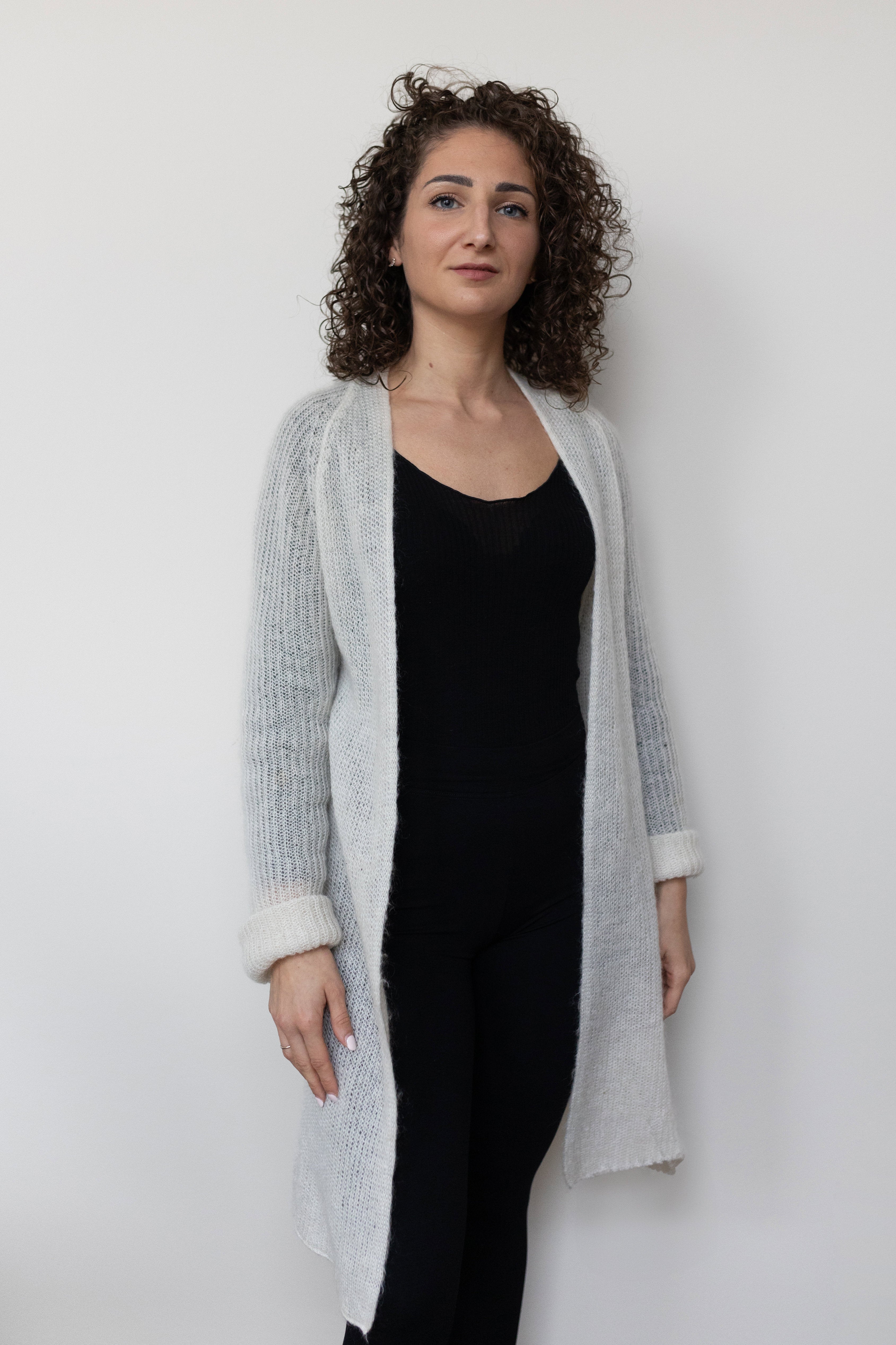 Cardigan donna Nuvola in mohair