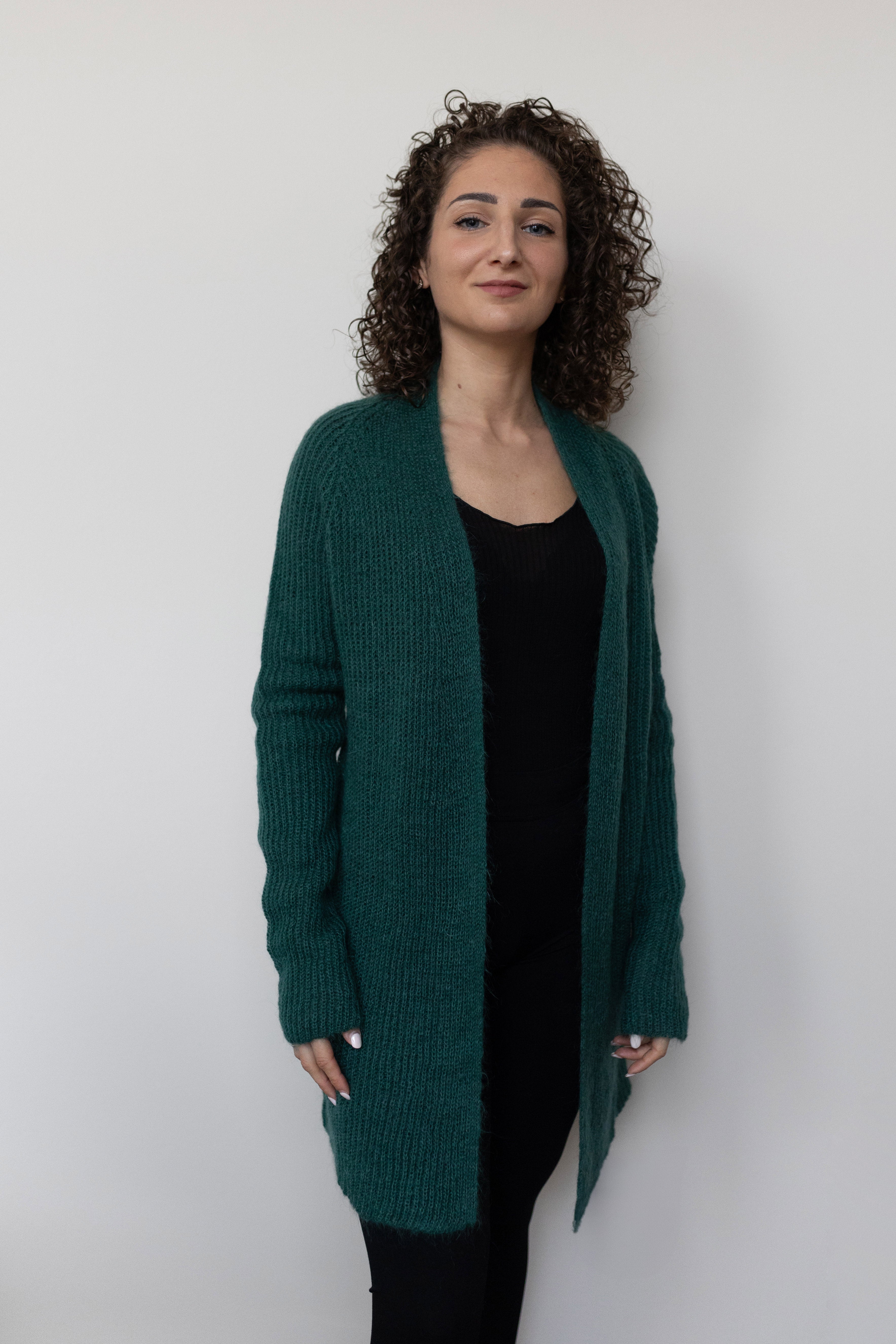 Cardigan donna Nuvola in mohair