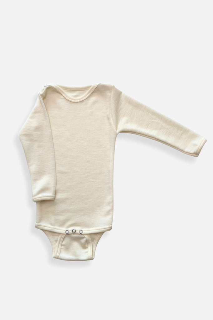 Body Manica Lunga Body Lana E Seta Neonato Body Neonato