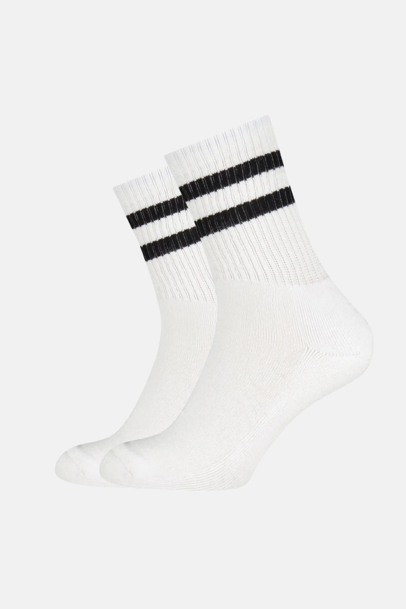 Calzino sport donna e uomo in spugna di bamboo (set 2 pezzi)