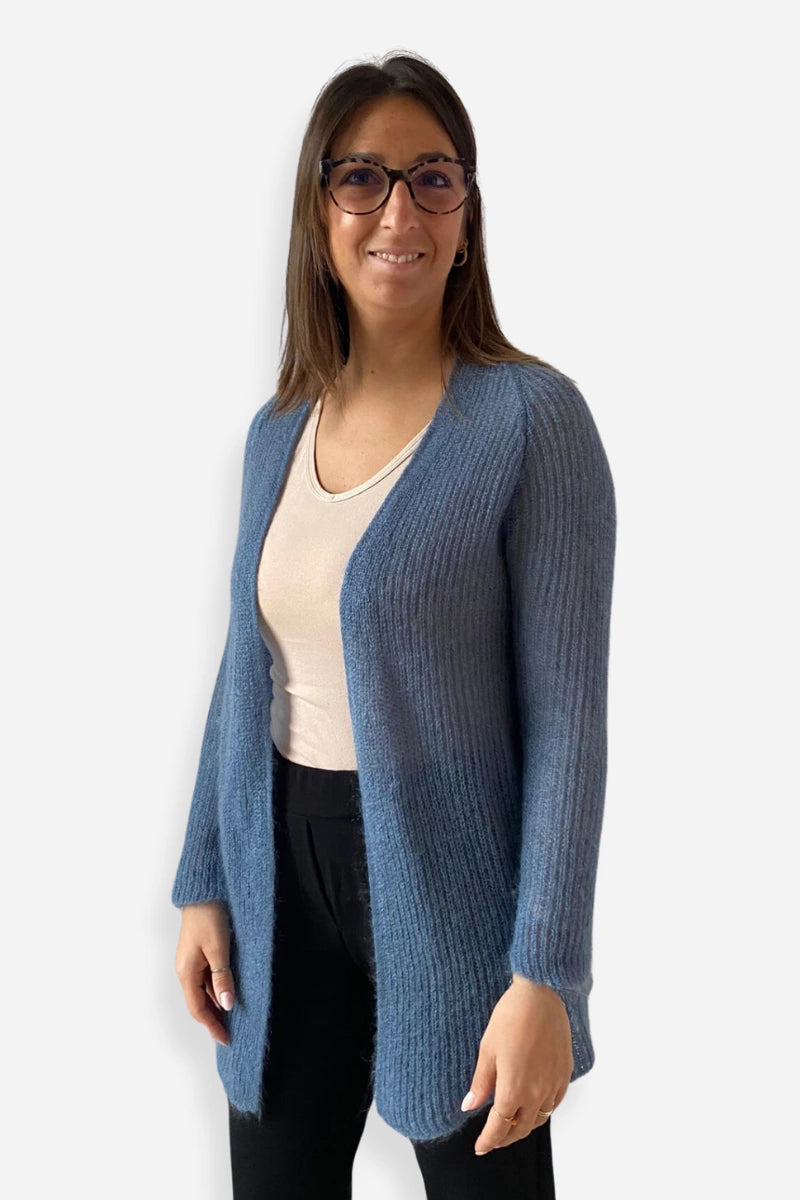 Cardigan donna Nuvola in mohair