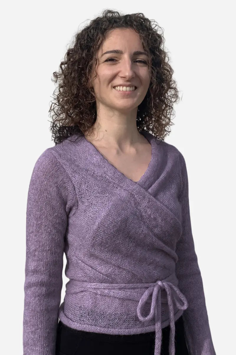 Cardigan Scaldacuore Nuvola donna in mohair