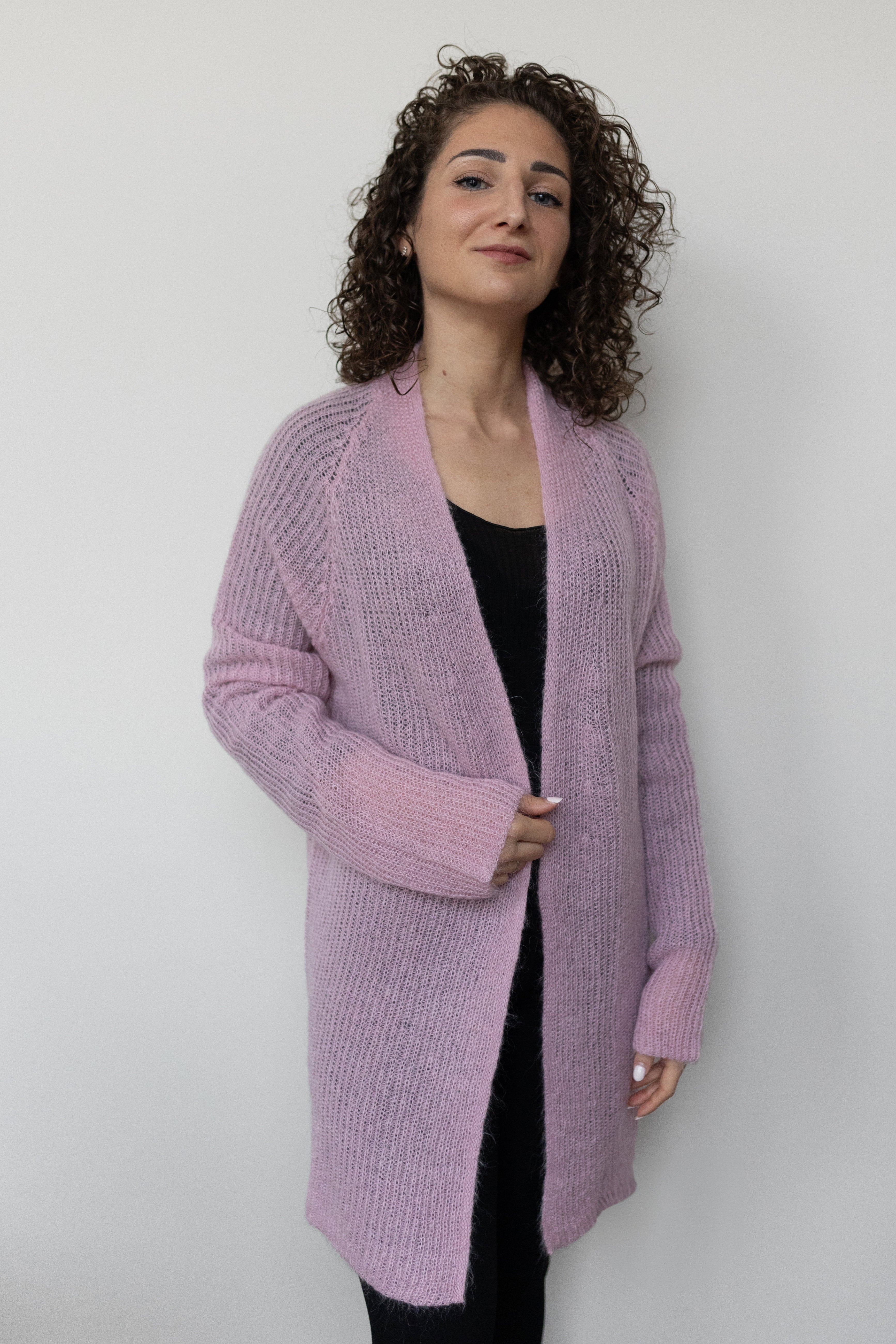 Cardigan donna Nuvola in mohair