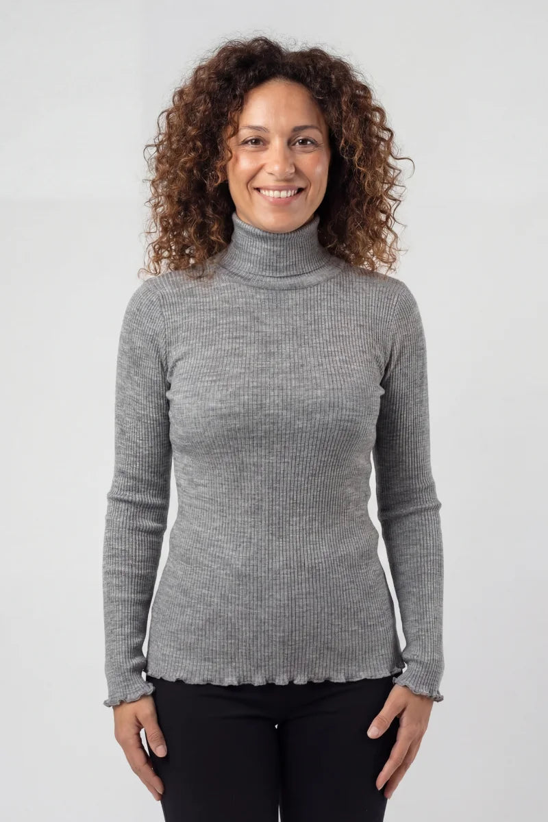 Dolcevita donna in Lana e Seta manica lunga