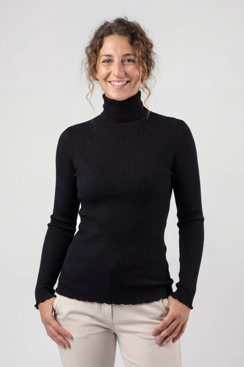 Dolcevita donna in Lana e Seta manica lunga