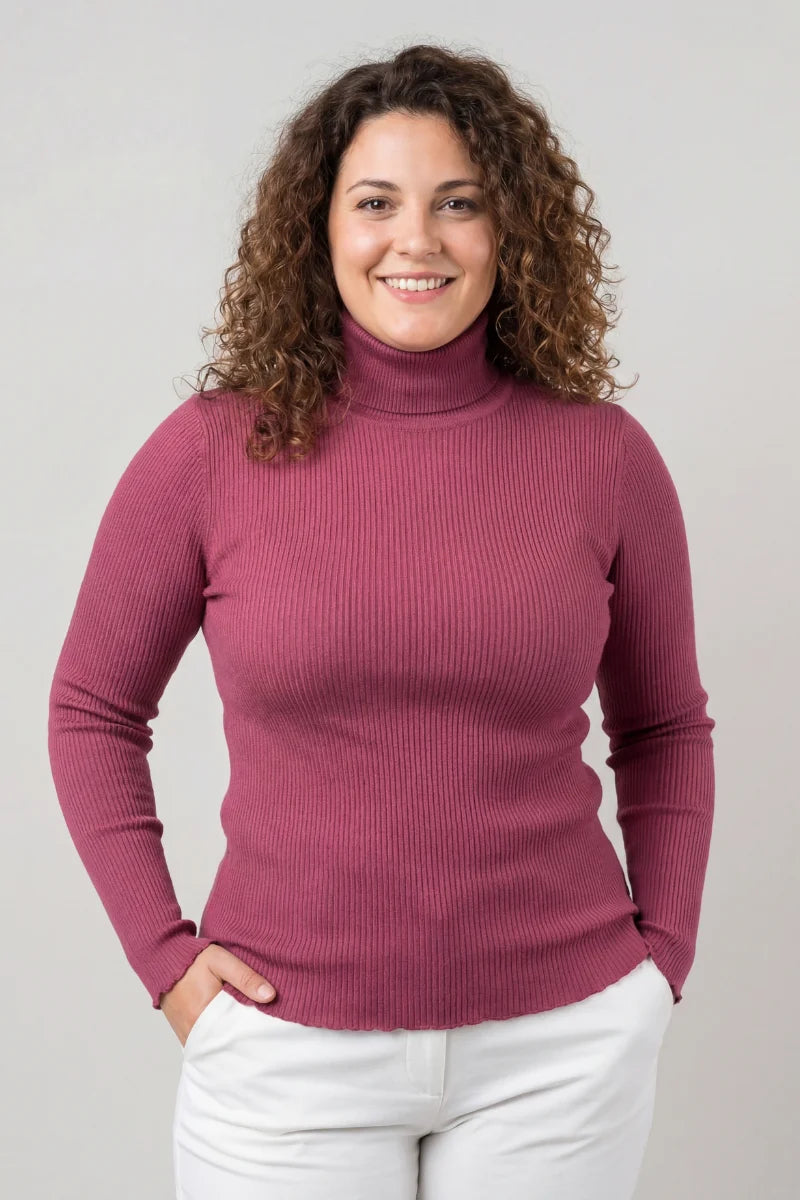 Dolcevita donna in Lana e Seta manica lunga