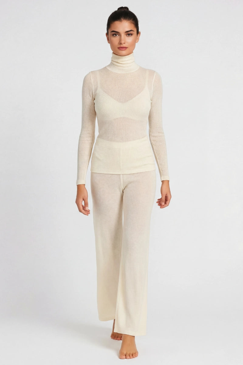 Dolcevita modal cashmere donna collo alto