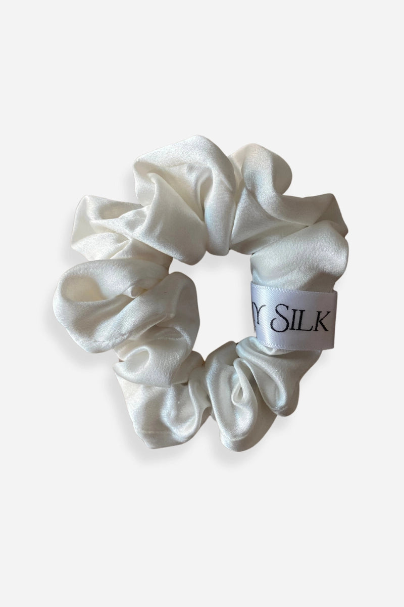 Elastici per capelli scrunchies in pura seta