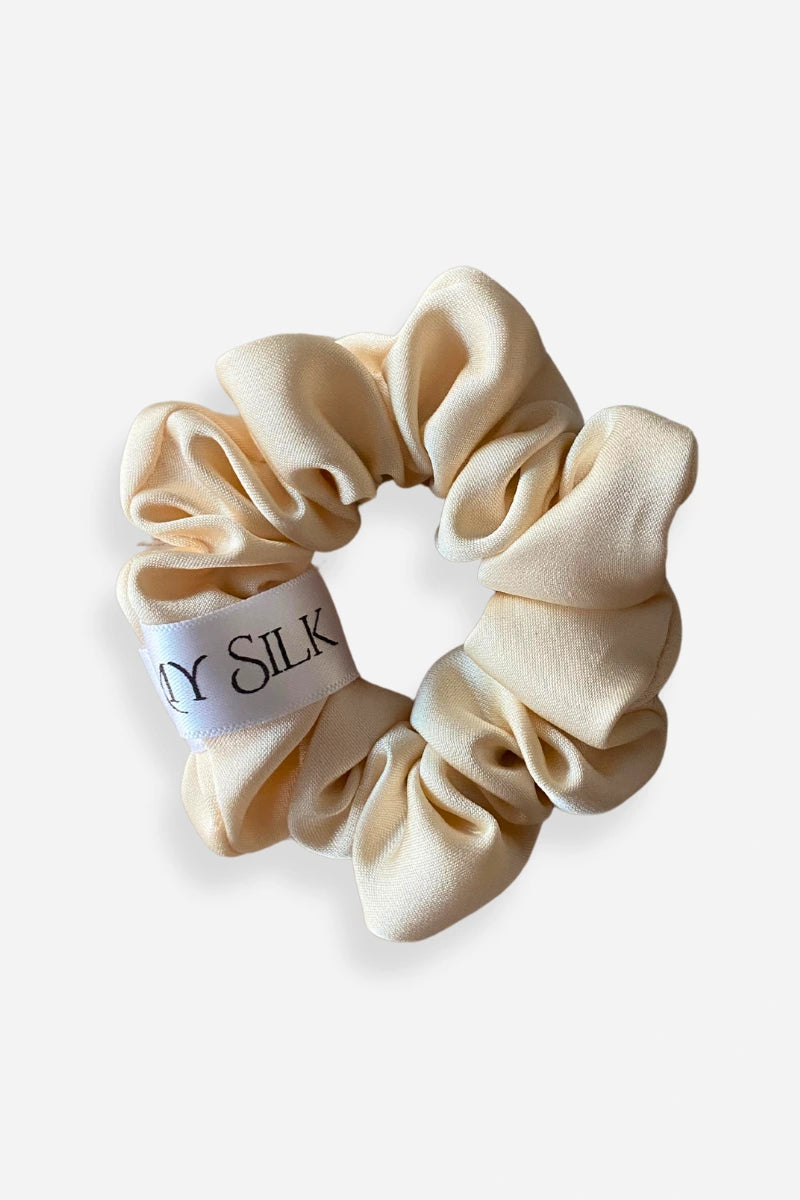 Elastici per capelli scrunchies in pura seta