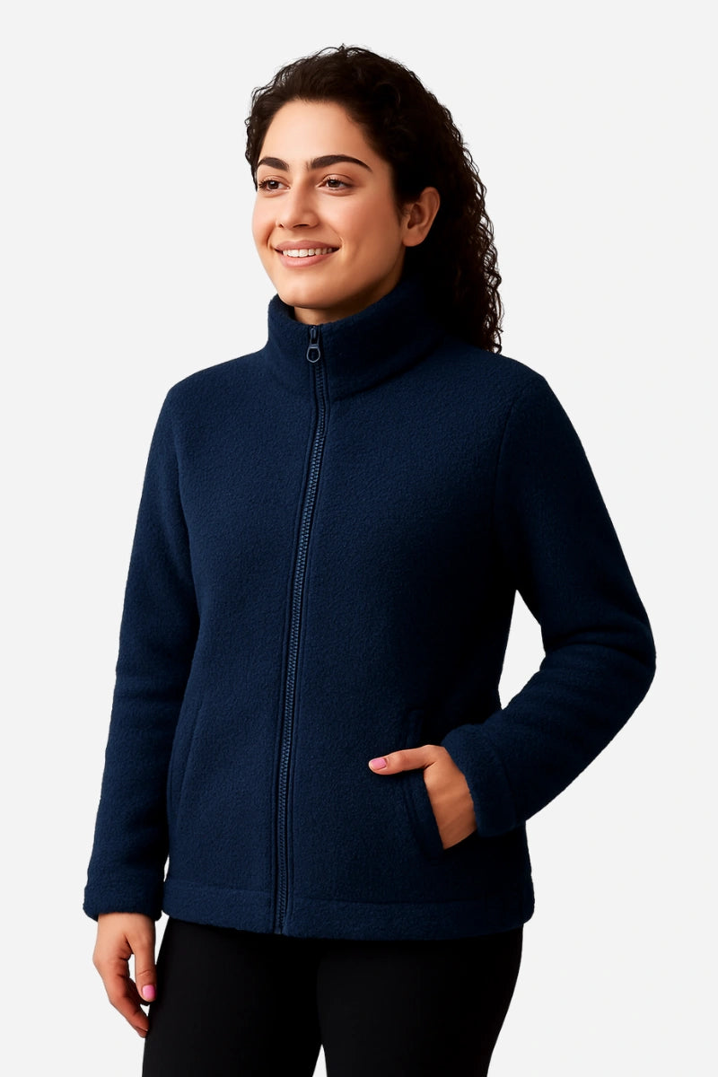 Felpa teddy donna in lana