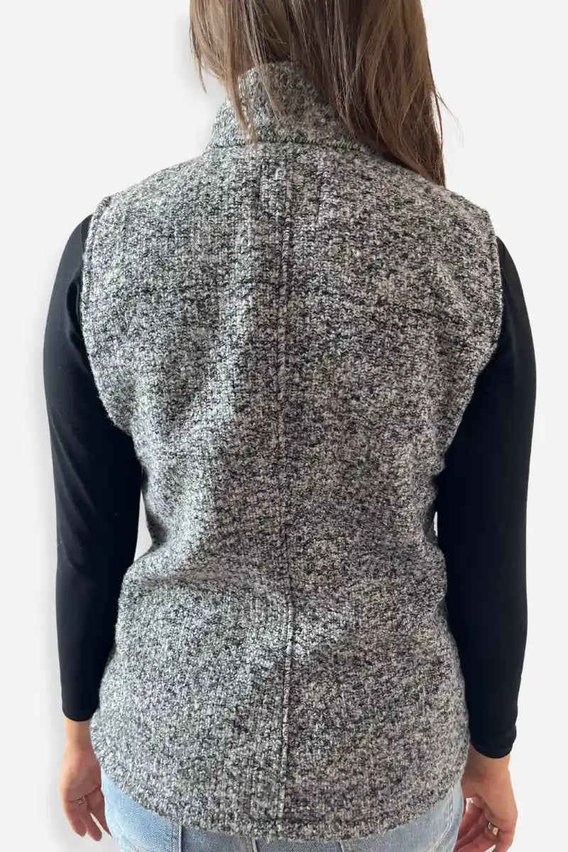 Gilet unisex in lana e cotone 3 in 1