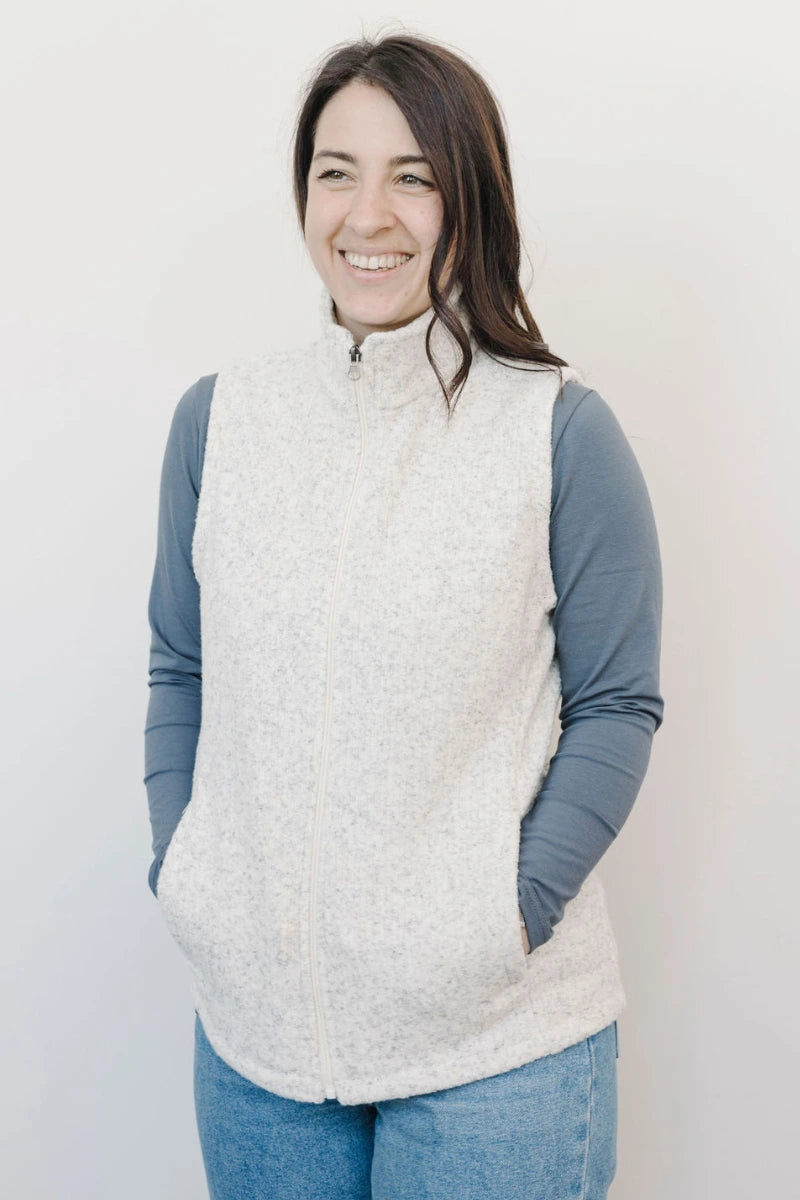 Gilet unisex in lana e cotone 3 in 1