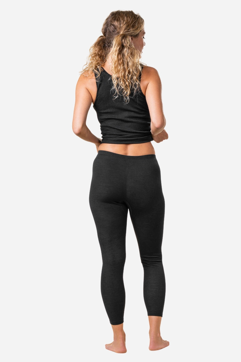 Leggings lana e seta donna