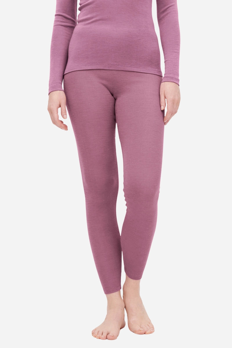 Leggings lana e seta donna