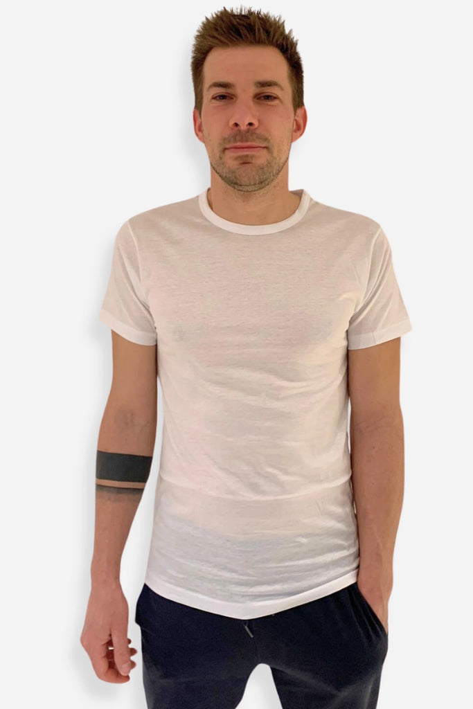 Maglia intima uomo girocollo in cotone filo di Scozia – WearMe