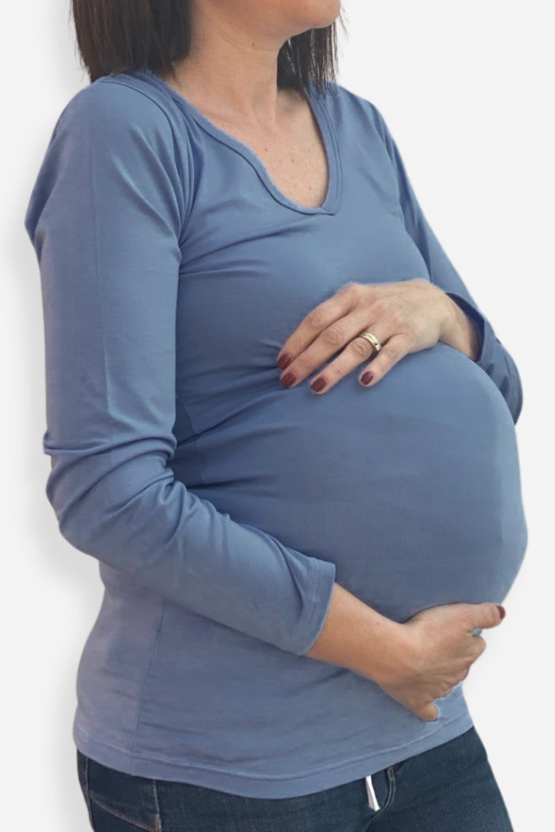 Maglia manica lunga allattamento e gravidanza