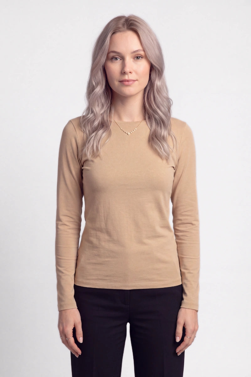 Maglia scollo a barchetta in bamboo