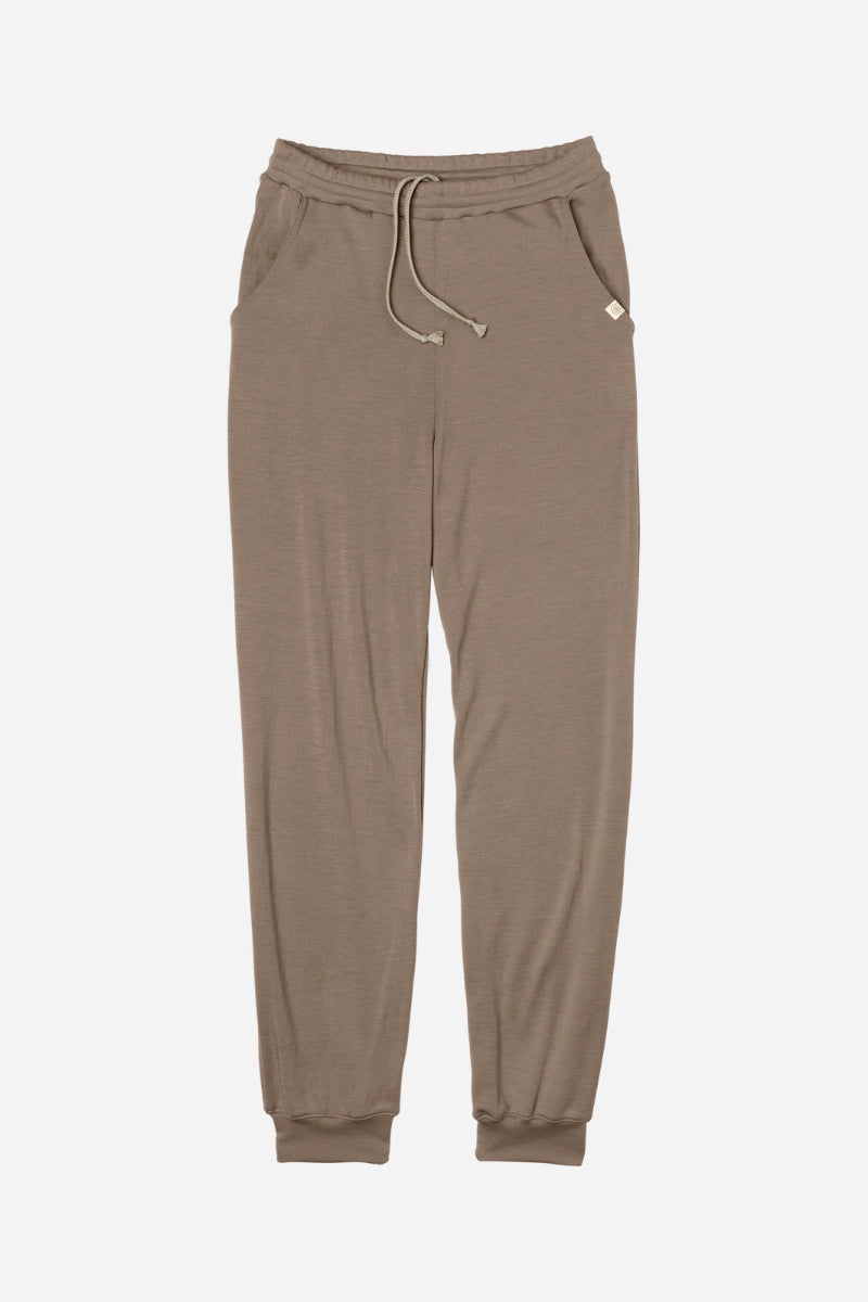 Pantaloni in lana e seta donna con polsino Engel