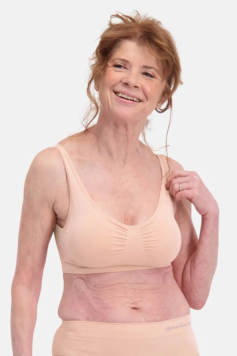 Reggiseno imbottito sportivo in bamboo