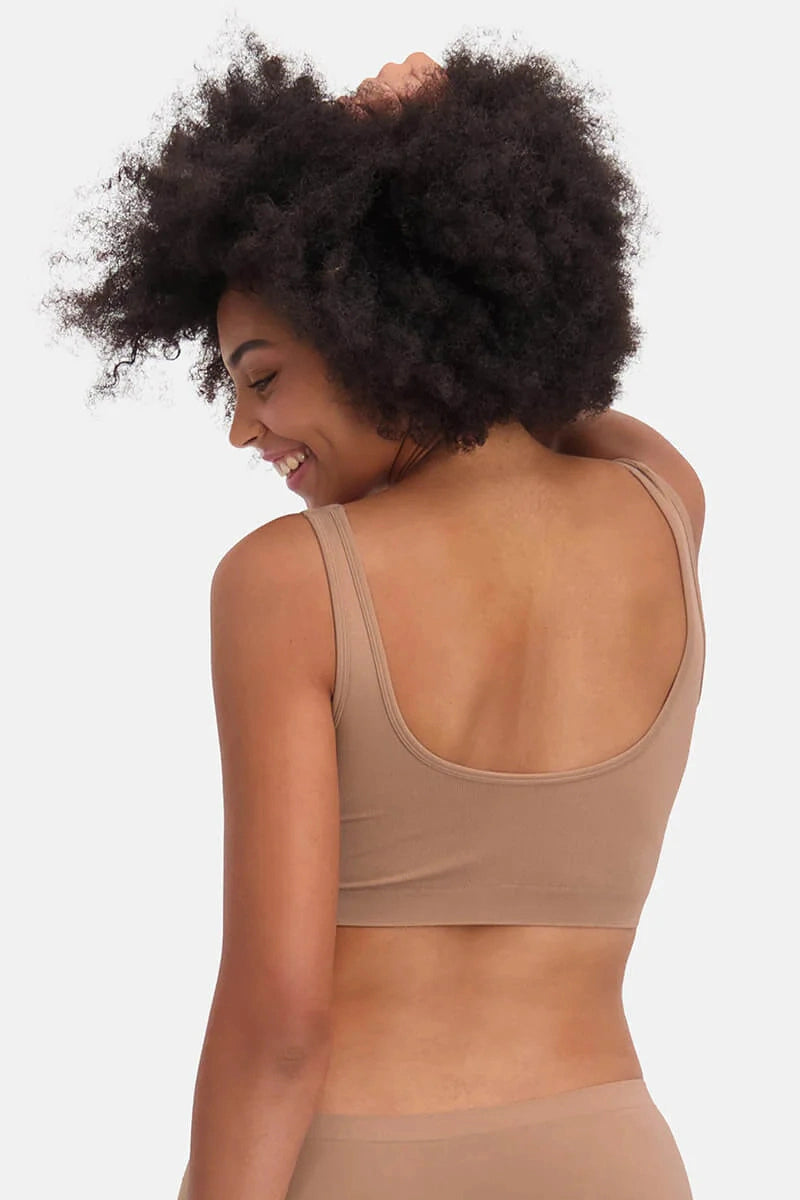 Reggiseno senza coppe sportivo in bamboo (set 2 pezzi)