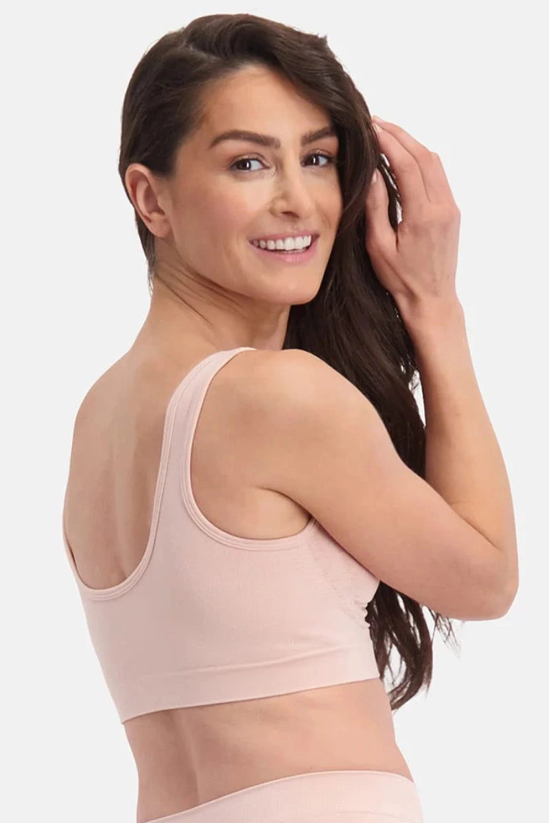 Reggiseno senza coppe sportivo in bamboo (set 2 pezzi)