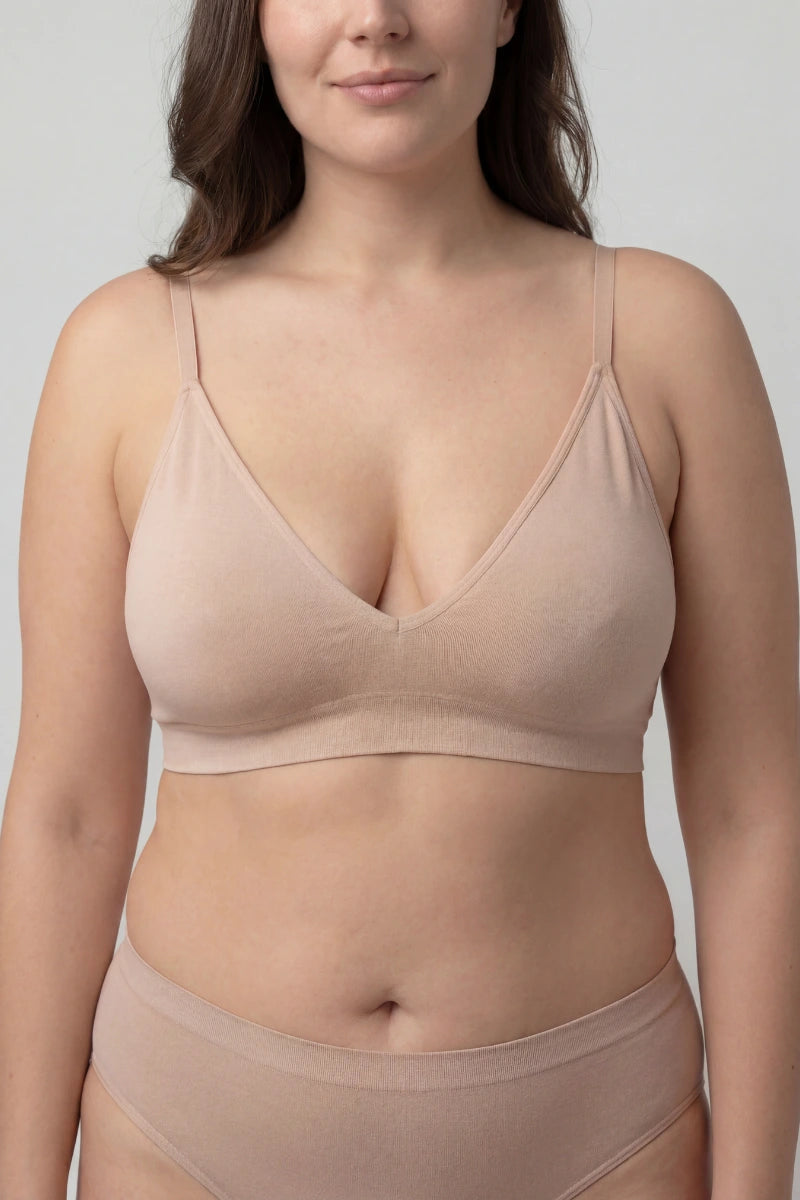 Reggiseno bralette spallina fina bamboo