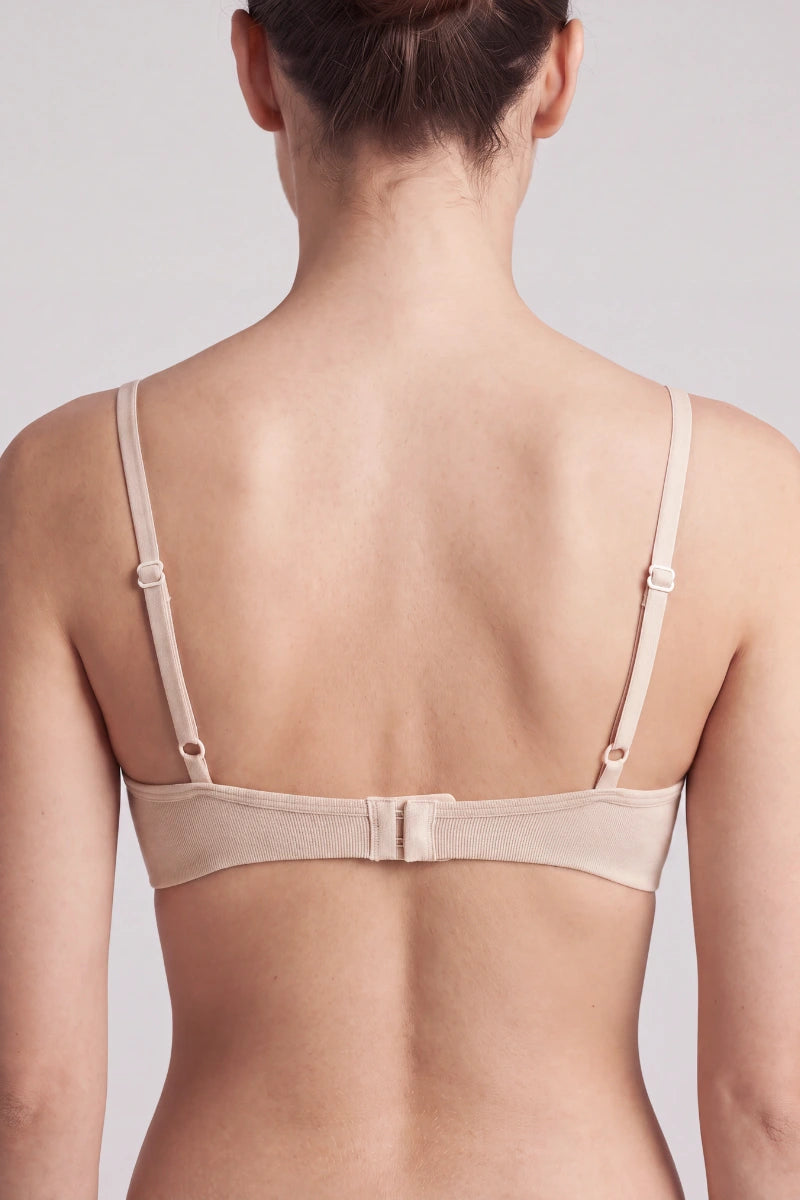 Reggiseno bralette spallina fina bamboo