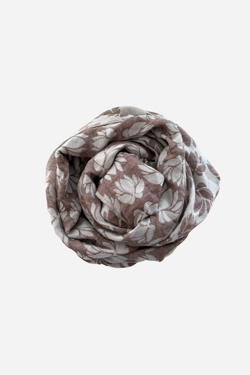 Sciarpa Donna Dea Dharani con fiore di loto